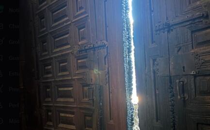 INAH activa protocolos tras incendio de la Catedral de Puebla