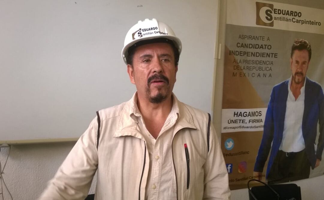 El fundador de la Confederación Nacional de la Productividad, Eduardo Santillán, pidió extender el plazo de entrega de firmas para la candidatura independiente a la Presidencia. (Foto: Juan Manuel Barrera/El Universal)