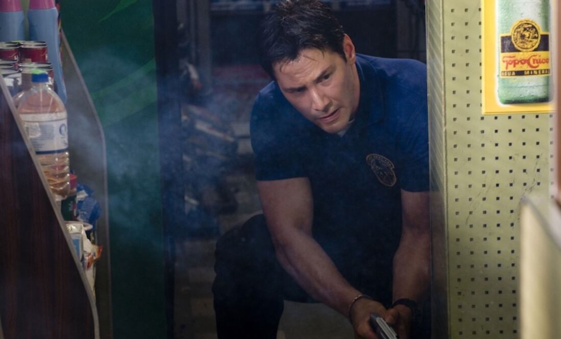 Keanu Reeves en "Reyes de la calle". Fuente: Twitter @distrito_cine