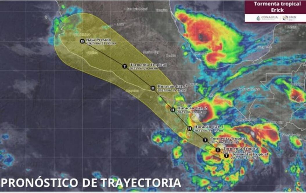 Guerrero activa protocolos de protección ante lluvias por tormenta tropical “Erick”. Foto: Especial