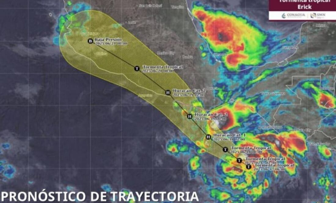 Guerrero activa protocolos de protección ante lluvias por tormenta tropical “Erick”. Foto: Especial