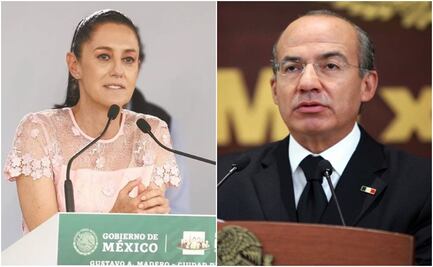 Felipe Calderón pide a Sheinbaum ser una auténtica jefa de Estado y no "una lideresa de facción"