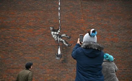 ¿Es un Banksy? Aparece obra de arte callejera en los muros de una prisión inglesa