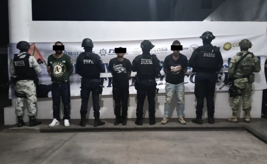 Capturan a tres presuntos generadores de violencia en Santa Rosa de Lima (23/10/2025). Foto: Especial