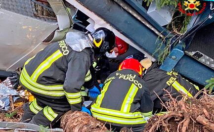 Aumentan víctimas tras caída de teleférico en Italia; suman 13 muertos