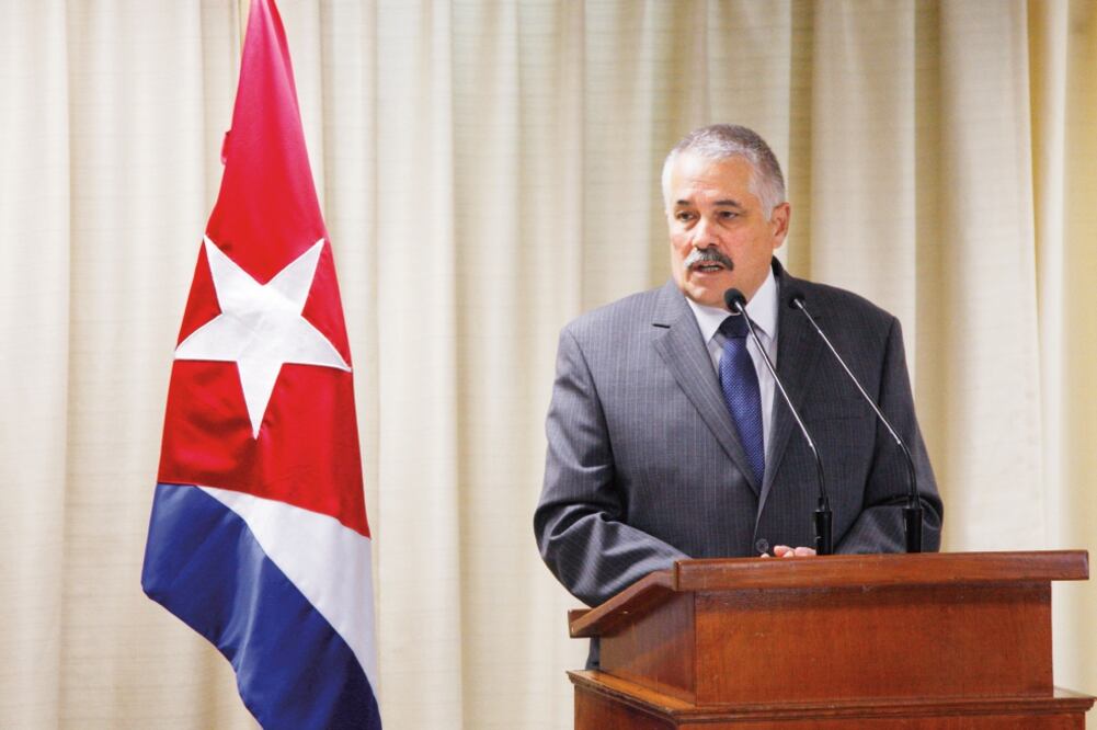 Dagoberto Rodríguez, Embajador de Cuba en México (IRVIN OLIVARES. EL UNIVERSAL)