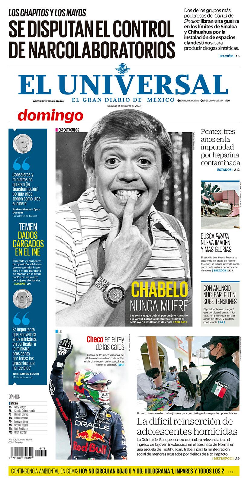 Portada impresa