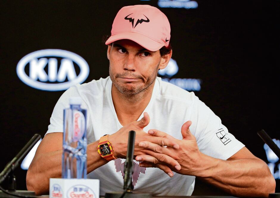 Rafa regresará a las canchas en enero, casi un año después de su última competición. Foto: AP