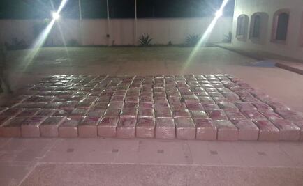 Aseguran 2.2 toneladas de marihuana en Zacatecas