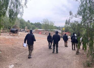 Aseguran toma clandestina de hidrocarburos en Hidalgo; confiscan armas, autos y 320 litros de gasolina