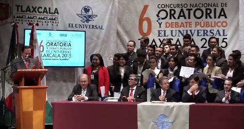 Premian a ganadores del concurso de oratoria organizado por la Fundación Ealy Ortiz A.C. y EL UNIVERSAL