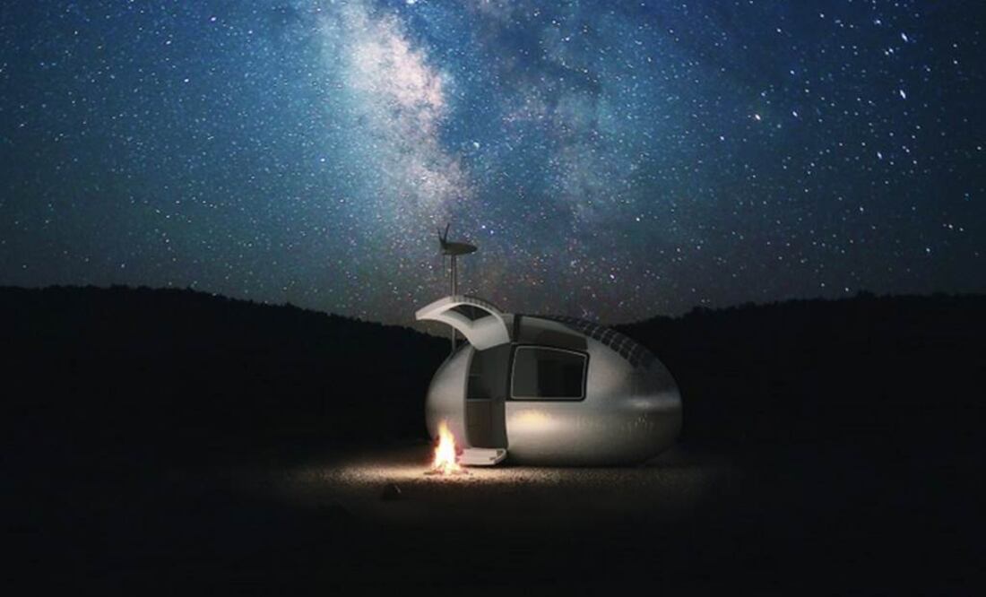 Ecocapsule permite disfrutar en su interior de las comodidades básicas de un hogar convenciona. Foto: Ecocapsule