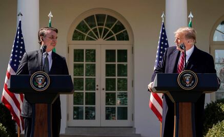 Trump defiende a Bolsonaro: "no es culpable de nada", dice; pide que lo "dejen en paz"