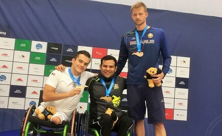 Oro y plata para mexicanos en Serie Mundial de Para-Natación