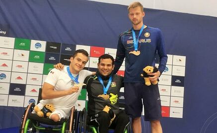 Oro y plata para mexicanos en Serie Mundial de Para-Natación