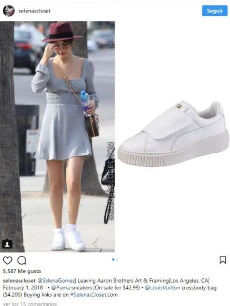 Selena Gomez encontró los sneakers perfectos y nosotras te decimos cuánto cuestan