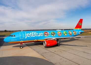 Así luce el avión conmemorativo del Mar10 Day