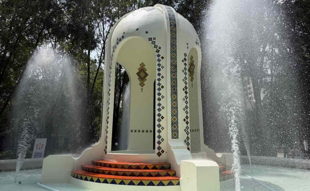 Cuauhtémoc entrega la rehabilitación de la Plaza Popocatépetl en la Hipódromo Condesa. Foto: Especial.