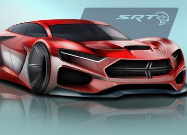 Estudiantes diseñan un Dodge SRT Hellcat para el año 2025