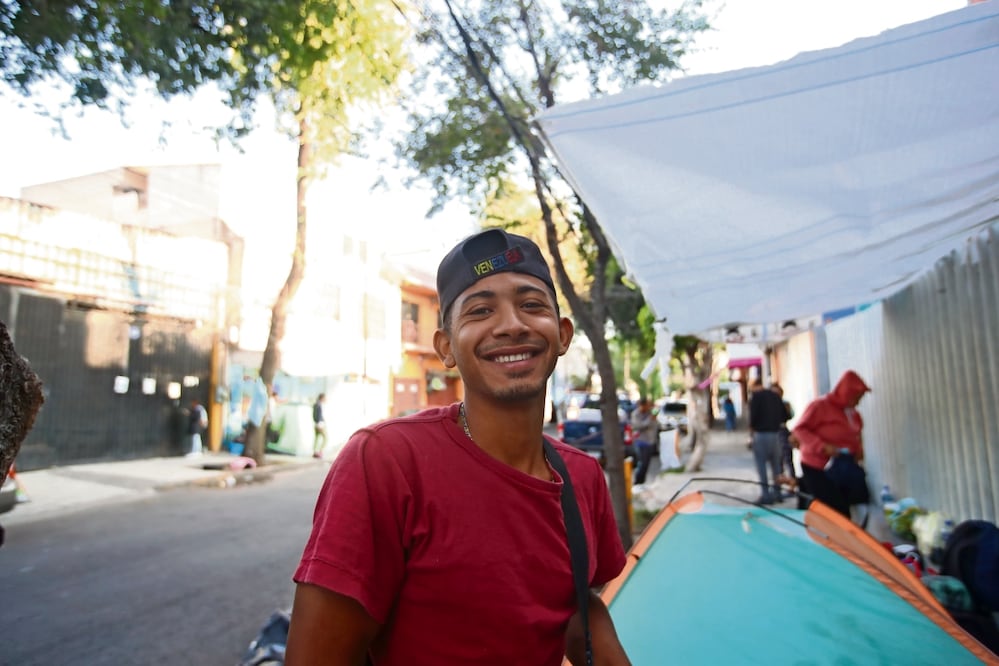 Kelvin y su familia salieron de su ciudad natal hace 4 meses. Foto: Francisco Rodríguez | El Universal