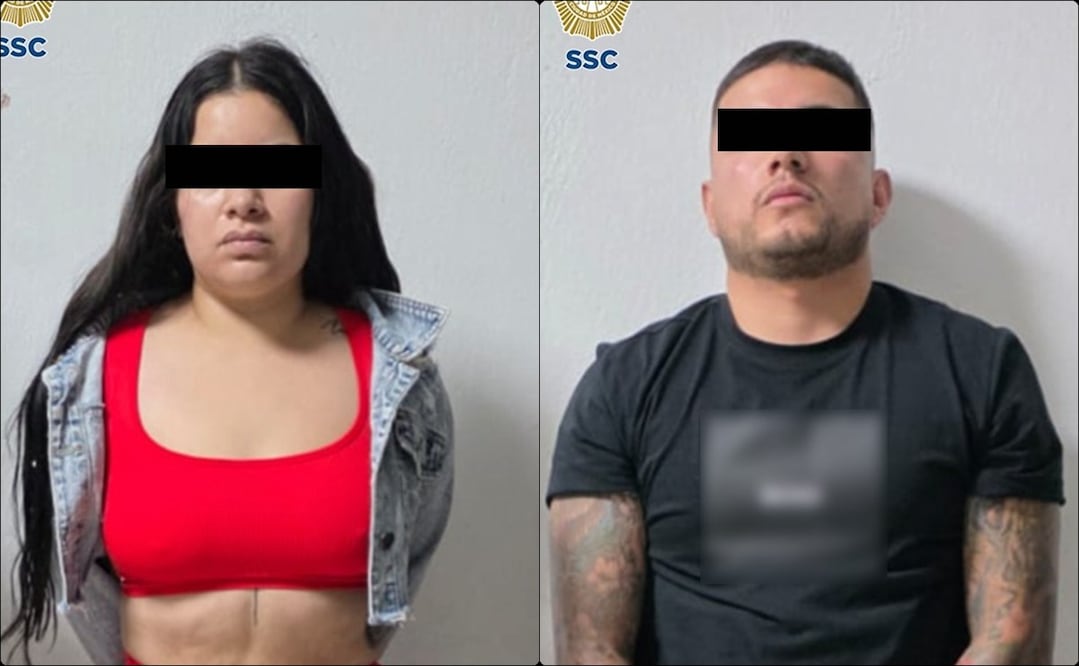 Junto a "El Alexis" fue detenida Fernanda "N", también presunta integrante de la Unión Tepito. Foto: Secretaría de Seguridad Ciudadana capitalina