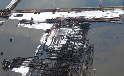 Limpian refinería de Salina Cruz tras inundación e incendio