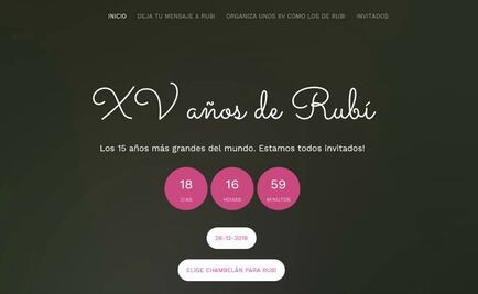 Abren página web para felicitaciones de Rubí