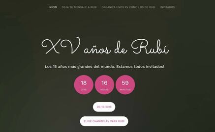 Abren página web para felicitaciones de Rubí