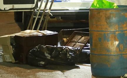 Cae sujeto que transportaba restos humanos en "diablito" por calles del Centro Histórico