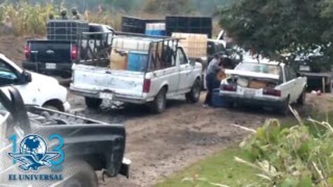 "Reviven" video en el que habitantes de Calpulalpan ordeñan un canal con diésel