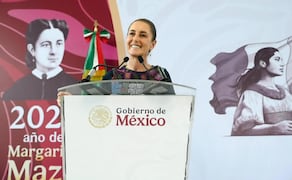 La presidenta de México, Claudia Sheinbaum, durante la Asamblea de Jóvenes Construyendo el Futuro realizada en Xalapa, Veracruz (06/06/2026). Foto: Presidencia