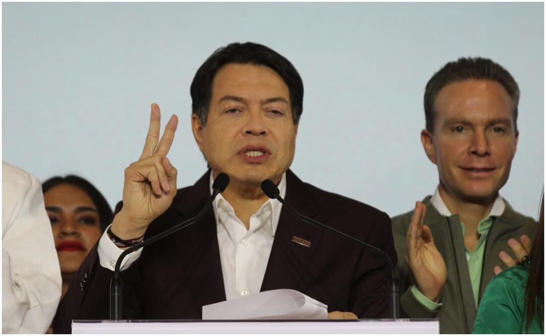 Mario Delgado, quien pidió que el Instituto Electoral y de Participación Ciudadana entregue copias legibles de todas las actas de casilla antes de iniciar los conteos distritales. Foto: Francisco Rodríguez/EL UNIVERSAL