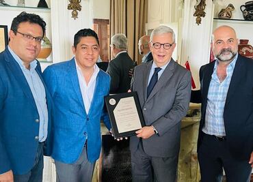 Ricardo Gallardo anuncia futura exportación de productos potosinos a Líbano