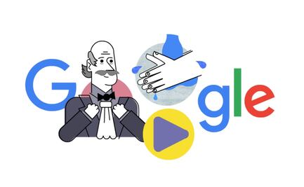 Google reconoce a Ignaz Semmelweis y al lavado de manos con Doodle