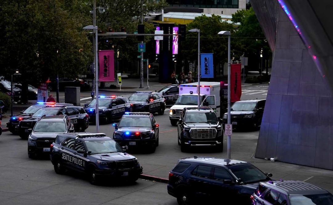 Policía en el lugar del tiroteo en Seattle. (26/07/26) Foto: AP