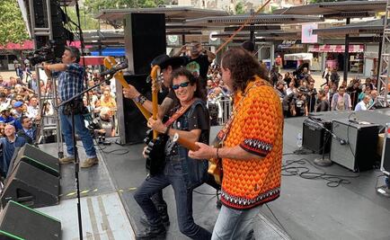 El Tri se suma a festejo por los 50 años del Metro y toca en Glorieta de Insurgentes