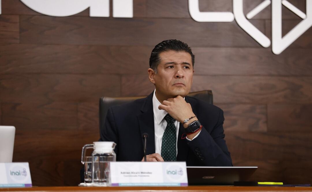 Adrián Alcalá, comisionado Presidente del Inai. Foto: Diego Simón Sánchez/ EL UNIVERSAL