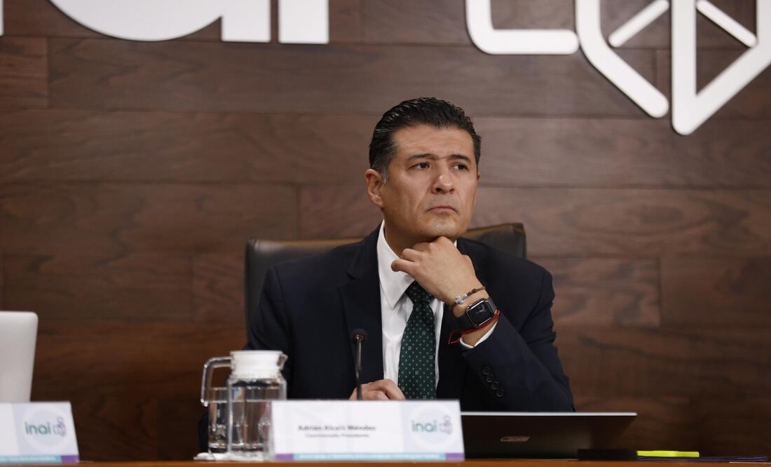 Adrián Alcalá, comisionado Presidente del Inai. Foto: Diego Simón Sánchez/ EL UNIVERSAL