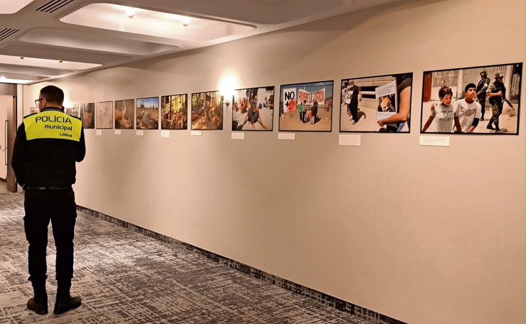 Exposición fotográfica en Bruselas del antropólogo social Teun Voeten sobre violencia relacionada con las drogas en México en el periodo 2009-2024. Foto: Inder Bugarin | El Universal