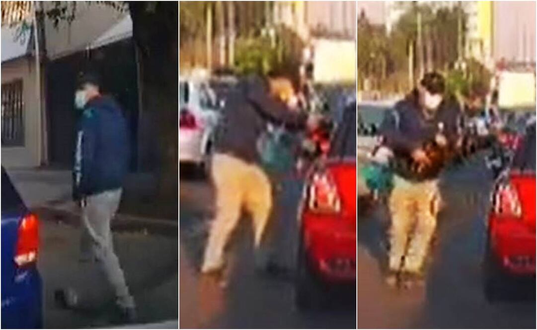 Automovilista es asaltado en Apatlaco, Iztapalapa. Foto: @JuanLuis9190