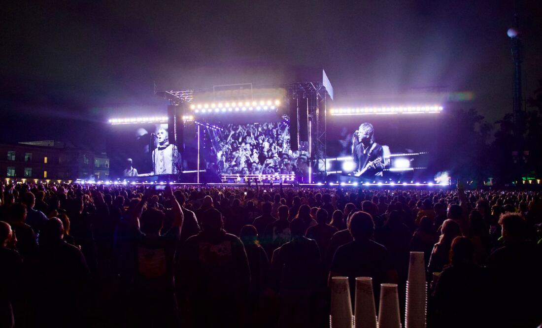 El último concierto de Oasis en México fue en el 2008. Foto: Germán Espinosa/EL UNIVERSAL.