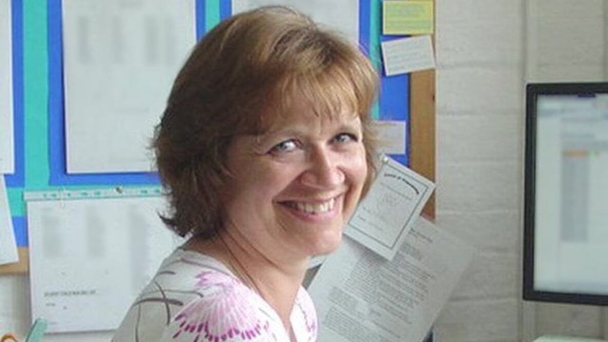 Diane Stewart trabajó en escuelas primarias en Cambridgeshire, Inglaterra. Foto: BBC