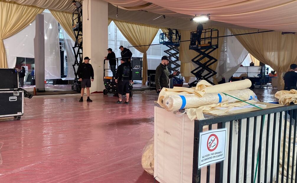 Los pasillos dentro del teatro. Foto: Mario P. Székely.