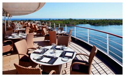 Alta gastronomía a bordo 