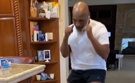 Mike Tyson entrena con su perro tras la cuarentena del Covid-19