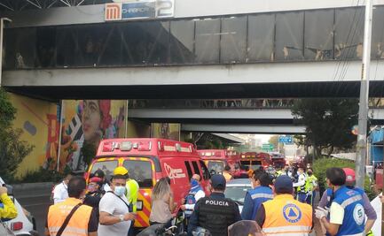 Incidente en escalera eléctrica de la Línea 2 del Metro moviliza a paramédicos