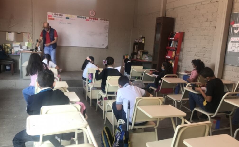 Regresan a clases alumnos de educación básica de Guanajuato