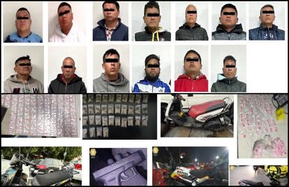 Caen 13 personas y decomisan más de mil dosis de cocaína y otras drogas por cateos en GAM y ÁO