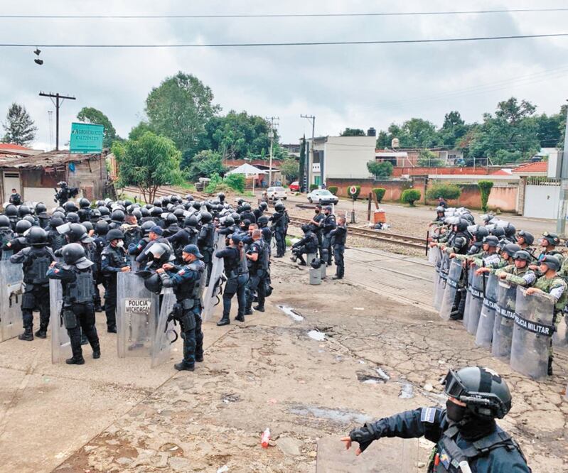 Durante y después del operativo no se reportaron heridos. LUCIO CHARBELL. EL UNIVERSAL