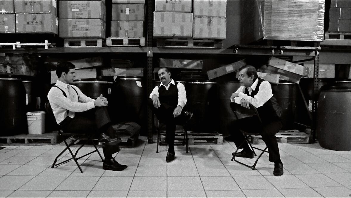 Protagonizan la cinta Jorge Luis Moreno, Fernando Banda y Humberto Solórzano. Foto: Hugo Alfredo Hinojosa